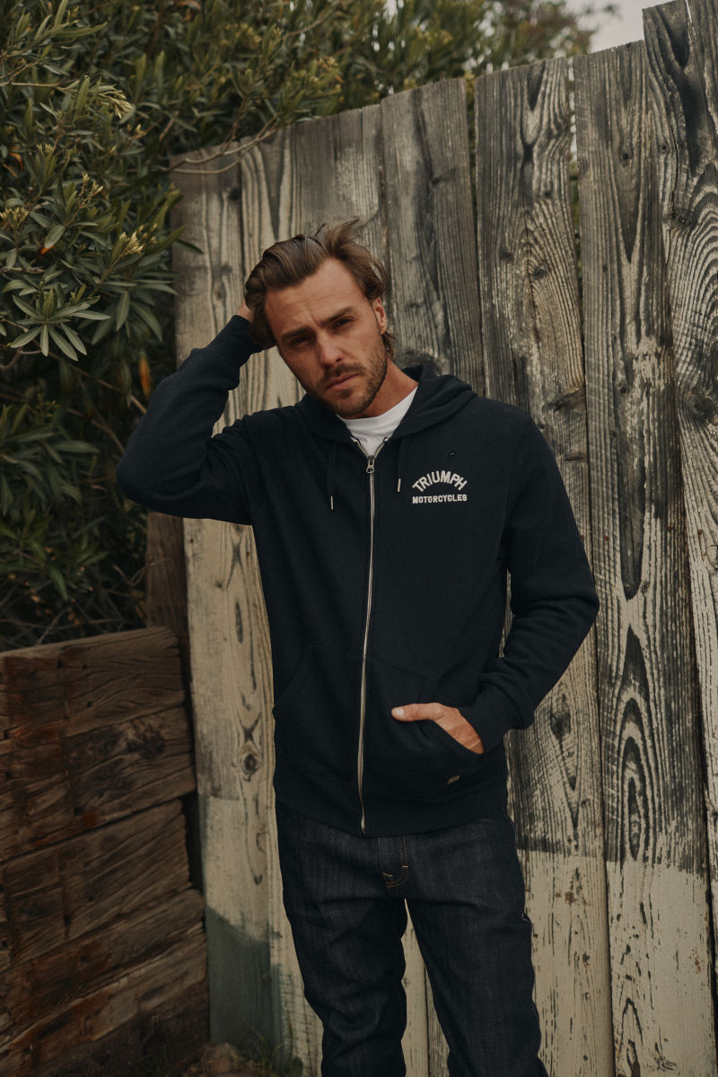 Triumph riding hoodie on sale